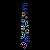 Gravata Adulto Neon Smile - 12 Un - Imagem 1