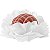 Forminhas Decorativas Floral Linha Seda Branco - 40 Un - Imagem 1