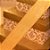 Fita Lisa com Glitter Ouro 3,8 cm x 9,14 mts (Fitas Natalinas) - 3 Un - Imagem 3