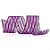 Fita Listras Roxo 6,3 cm x 9,14 mts (Fitas Natalinas) - 3 Un - Imagem 1