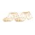Fita Voal com Flores Marfim 6,3 cm x 9,14 mts (Fitas Natalinas) - 3 Un - Imagem 1