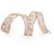 Fita com Bengala Branca 3,8 cm x 9,14 mts (Fitas Natalinas) - 3 Un - Imagem 1