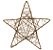 Estrela Rattan Ouro 35cm - 6 Un - Imagem 2