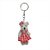 Chaveiro Ursa Xadrez Branco e Vermelho (Patchwork Vermelho) - 6 Un - Imagem 1