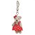 Chaveiro Ursa Poá Branco e Vermelho (Patchwork Vermelho) - 6 Un - Imagem 2