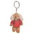 Chaveiro Cachorro Marfim e Vermelho (Patchwork Vermelho) - 6 Un - Imagem 2