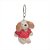 Chaveiro Cachorro Marfim e Vermelho (Patchwork Vermelho) - 6 Un - Imagem 1