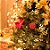 Bola de Natal Rattan Vermelho 6cm - Imagem 3