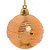 Bola com Pérola Ouro 6 cm (Bolas) - 6 Peças - Imagem 2