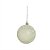 Bola de Natal com Arabesco Verde Claro 8cm - 6 Un - Imagem 1