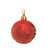 Bola com Arabesco Vermelho 6 cm (Bolas) - 6 Jogos com 6 Peças - Imagem 1