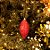 Bola Pino com Glitter Vermelho 6 cm (Enfeites) - 6 Peças - Imagem 3