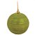 Bola Fosca com Listras em Glitter Verde Claro 8 cm (Bolas) - 6 Peças - Imagem 2