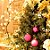 Bola de Natal Sortidas Rosa 8cm - 6 Un - Imagem 3