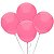Balão Látex Tradicional Redondo 9" Liso Rosa Claro - 50 Un - Imagem 2