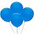 Balão Látex Tradicional Redondo 9" Liso Azul Claro - 50 Un - Imagem 1