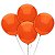 Balão Látex Tradicional Redondo 8" Liso Laranja - 50 Un - Imagem 1