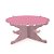 Suporte para Doces Cupcakes 1 Andar Poá Listra Rosa Bb 29,5x14,2 - Imagem 1