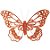 Clip Borboleta Borboletas Cobre 9cm - 6 Un - Imagem 2