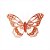 Clip Borboleta Borboletas Cobre 9cm - 6 Un - Imagem 1