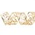 Fitas de Natal - Ouro - 3 un - 3,8 cm x 9,14 mts - Imagem 2