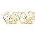 Fitas de Natal - Ouro - 3 un - 3,8 cm x 9,14 mts - Imagem 1
