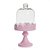 Porta Cupcake Solitário com Cúpula Rosa Claro (Cake) - Imagem 2