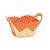 Forminhas para Doces Cestinha Piquenique Laranja 2 Doces - 24 Un - Imagem 1