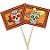 Lolipop para Cupcake Especial Caveira Mexicana - 10 Un - Imagem 1