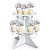 Suporte Mini Cone Branco 24,5x24,5x23,5 - Imagem 4
