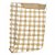 Saquinho para Lanche xadrez Pardo e Branco 10x8x4 - 50 Un - Imagem 2