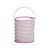 Lanterna com Suporte para Vela Rosa 8x9 - Imagem 1