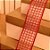 Fita Voal Quadriculada Vermelho 6,3 cm x 9,14 mts - 1 Un - Imagem 2