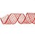 Fita Voal Quadriculada Vermelho 6,3 cm x 9,14 mts - 1 Un - Imagem 3