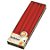 Vela Cônica Banquete Vermelho 24X2,4cm (Velas Bolsius) - 4 Peças - Imagem 1