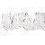 Fitas de Natal Prata 6,3 cm x 9,14 mts - 3 Un - Imagem 1