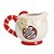 Leiteira com Doce Branco e Vermelho (Candy Cane) - 4 Un - Imagem 1