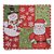 Leaving / Capa Para Almofada Vm / Vd Noel e Bn - Pct com 4 Un - Imagem 1