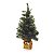 Mini Pinheiro com Base Ouro Verde 65cm - 1 Un - Imagem 1