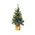 Mini Pinheiro com Base Ouro Verde 65cm - 1 Un - Imagem 2