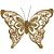 Borboletas - com Glitter Ouro - JG com 6 un - Imagem 2