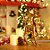Rena de Natal Porta 2 Velas em Metal Ouro 35cm - Imagem 5
