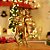 Rena de Natal Porta 2 Velas em Metal Ouro 35cm - Imagem 2