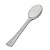 Colher Plástica Inox Sobremesa Clássica - 10 Un - Imagem 2