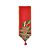 Caminho de Mesa Pinhas Vermelho 180X33cm - Imagem 2
