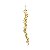 Galhos Longos - Folhas com Glitter (150cm) Ouro - Imagem 1