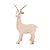 Rena de Natal Decorativa Rosê Gold 25cm - Imagem 1