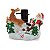 Base para Árvore Natal - Papai Noel No Trenó com Rena Color - Imagem 1
