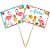 Lolipop para Cupcake Especial Flamingo - 10 Un - Imagem 1