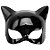 Máscara Plástica Mulher Gato Preta - 1 Un - Imagem 1